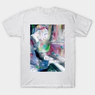 SERGEI RACHMANINOFF watercolor portrait .3 T-Shirt